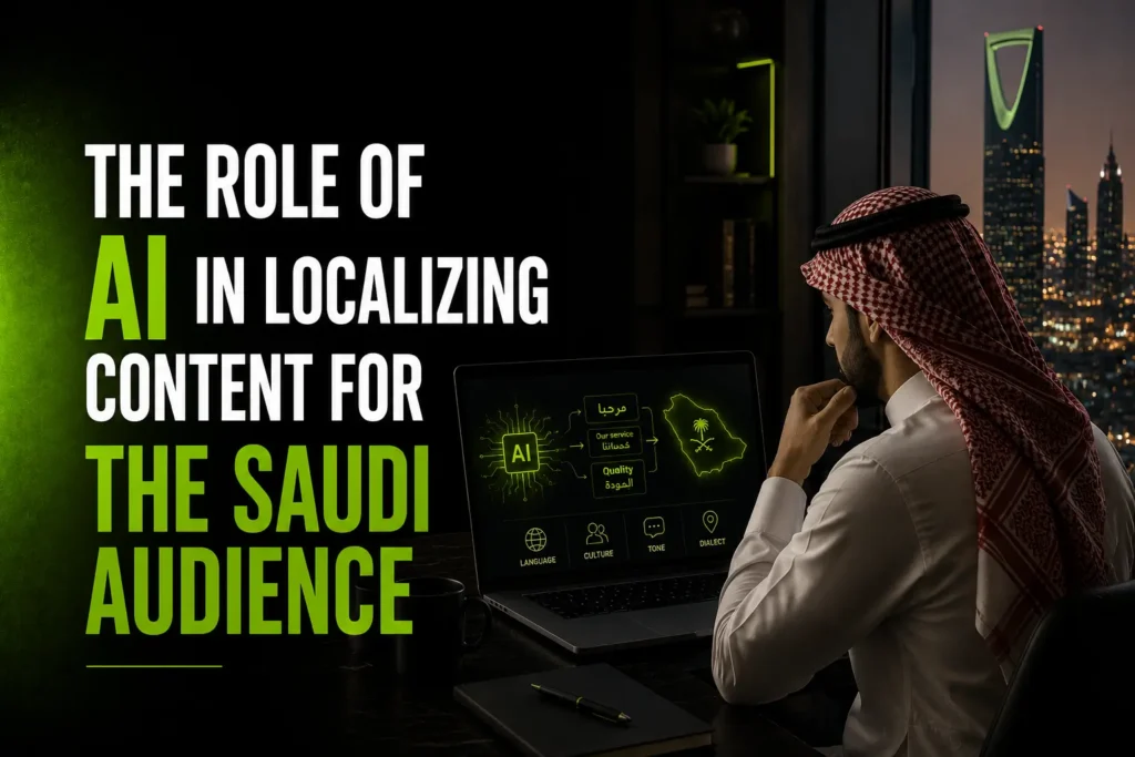 The Role of AI in Localizing Content for the Saudi Audience